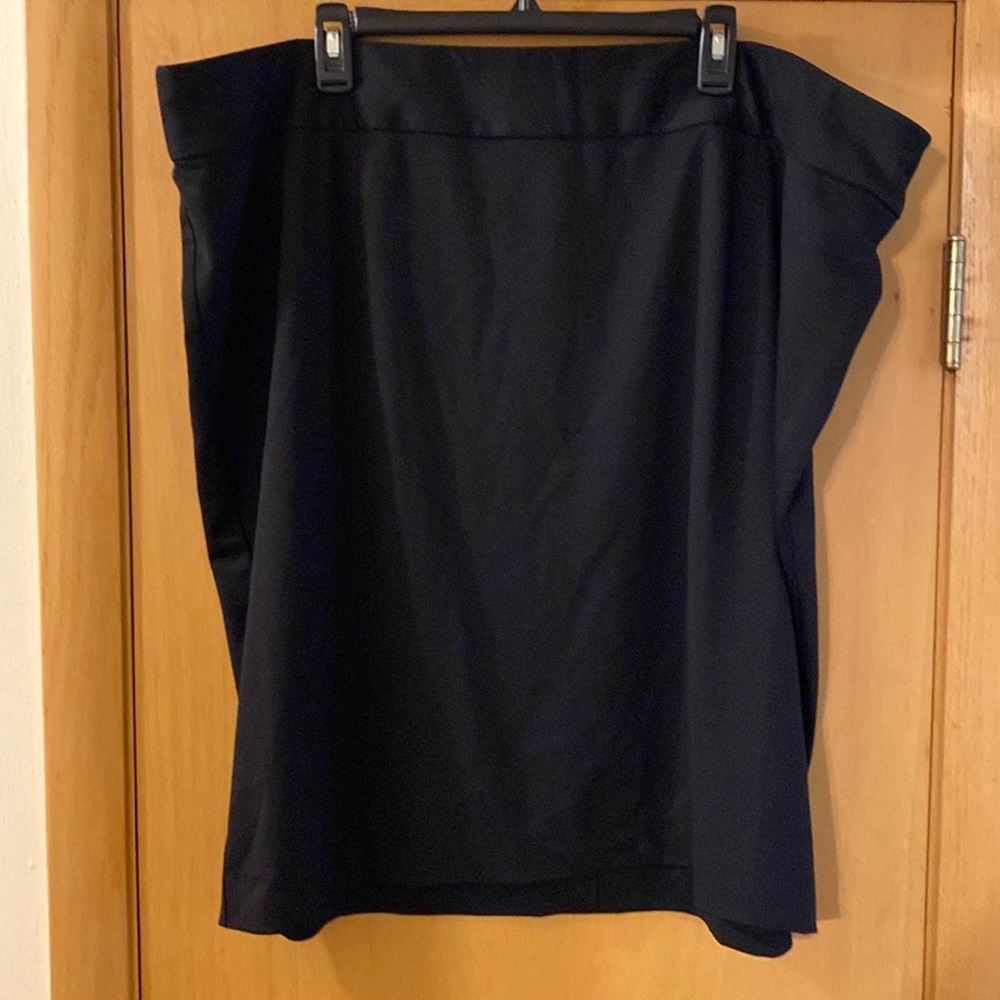 Lane Bryant Classic Pencil Stretch Skirt Black Size 26